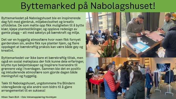 En collage av mennesker i et rom med bord og stoler