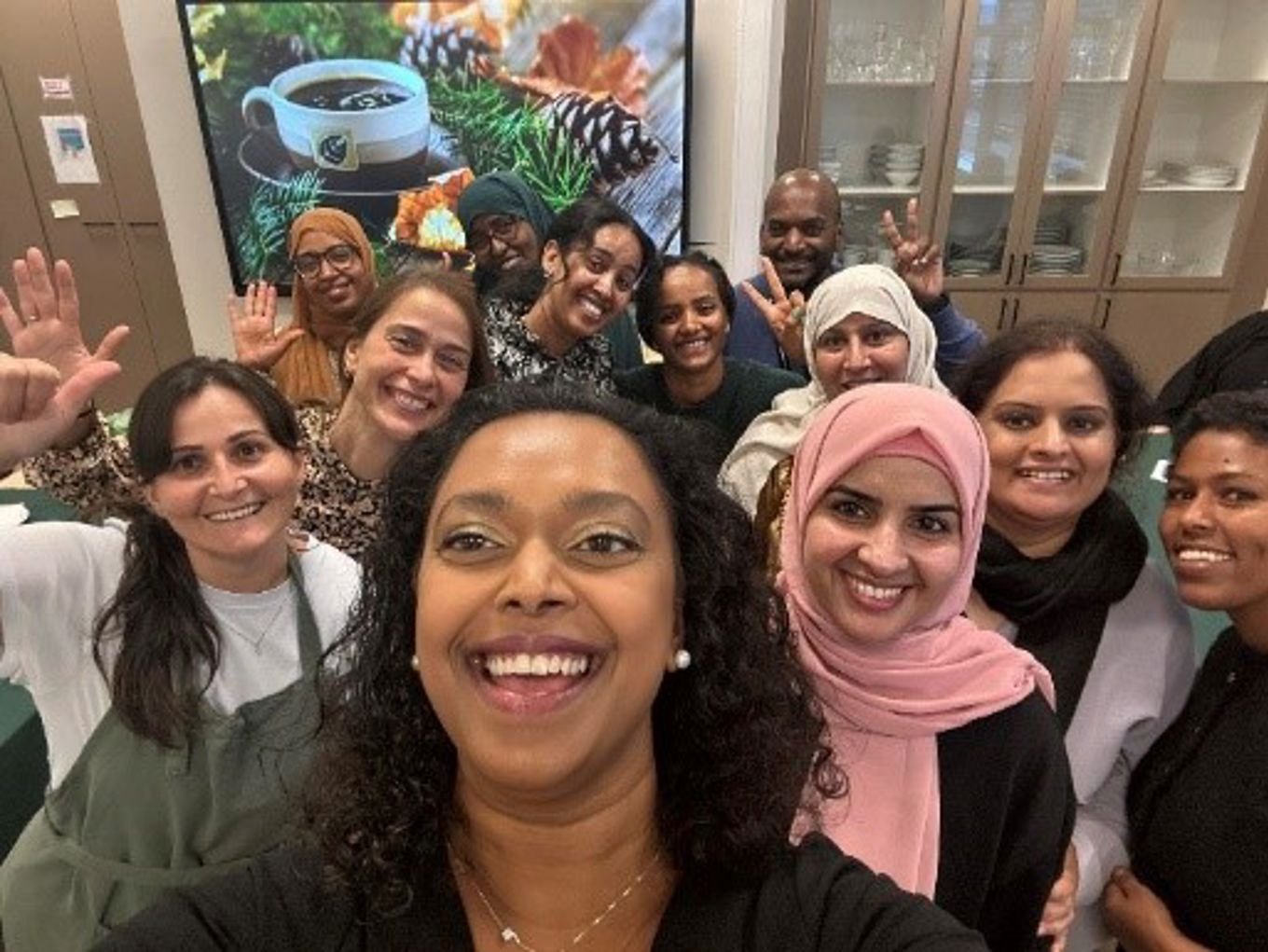 Foto: Kamzy Gunaratnam Deltakere sammen med Kamzy