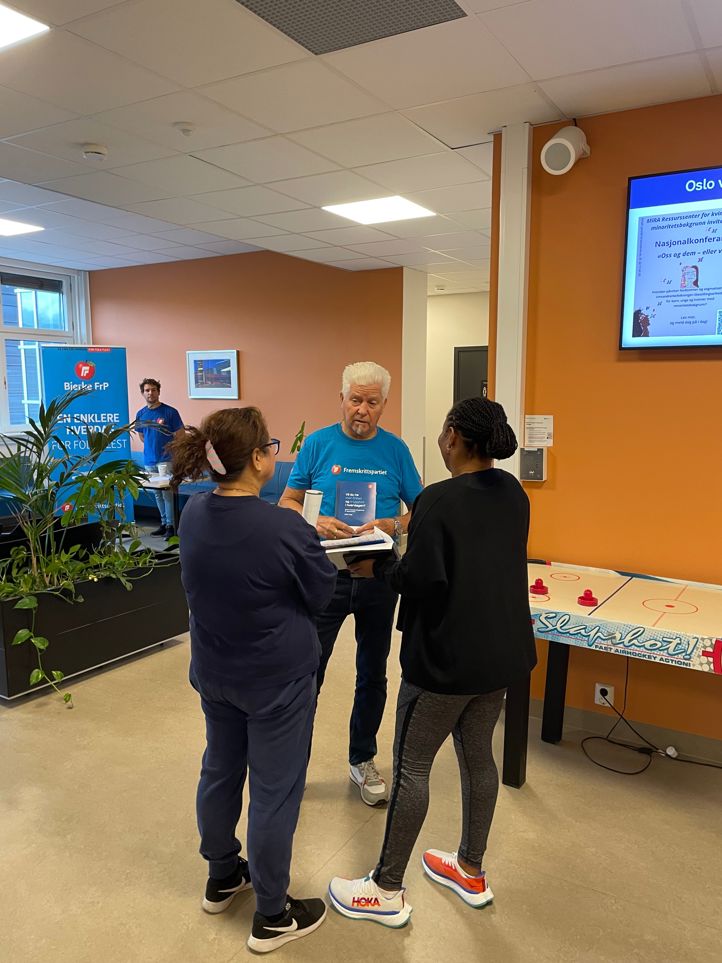 Besøk fra Fremskrittspartiet 